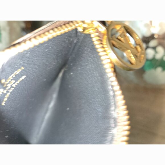 Authentic EUC LV On the Go Reverse Mono Giant Double Pouch Set Wristlet - Picture 12 of 15